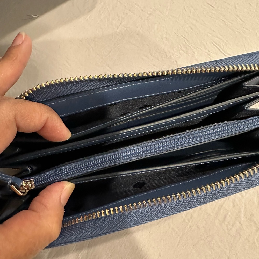 Kate Spade Chelsea nylon wallet-Blue - Picture 6 of 6